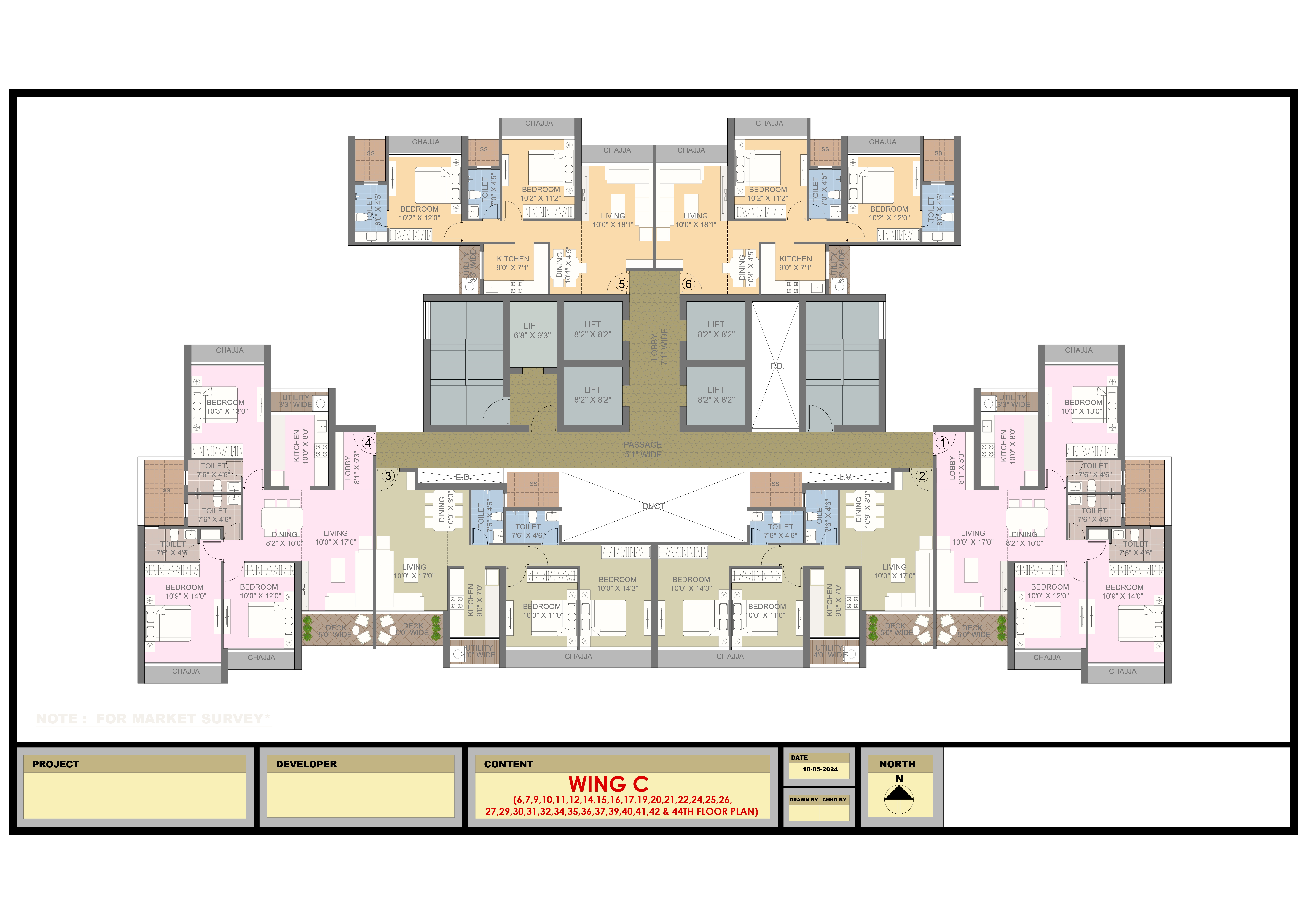 Bhagwati Celestria Airoli Map typical plan